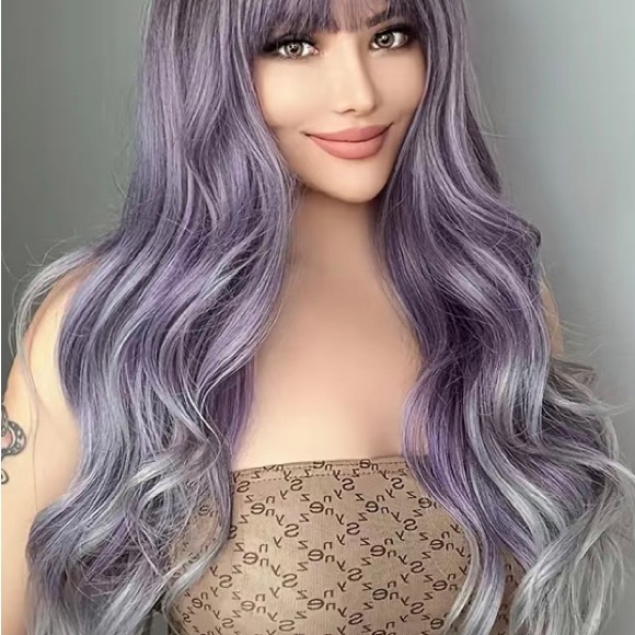 Cute funky wig beautiful color for cosplay or every day - Picture 6 of 7